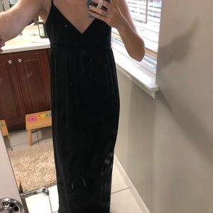 Black Mossimo Maxi Dress Size M